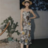 Floral dress - Hepburn style