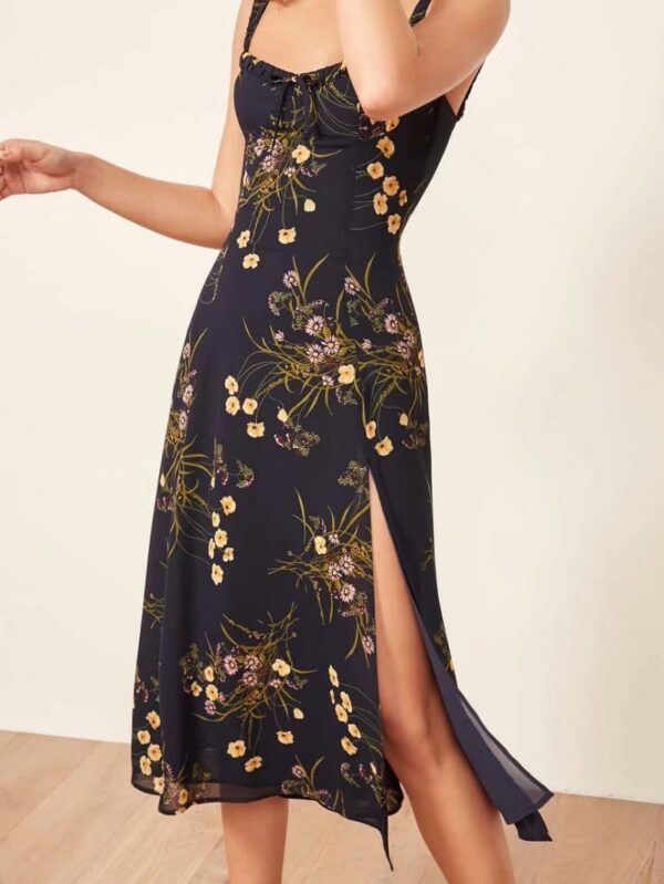 Floral dress with sling