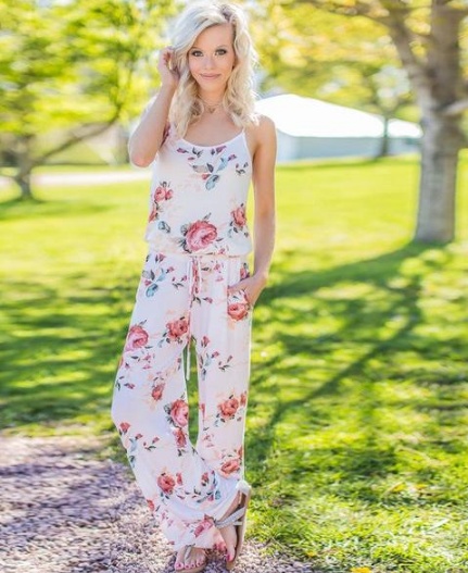 Floral Jumpsuit