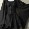 Long Sleeve Women's Renaissance Dress Costume
