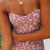 Floral floral split dress
