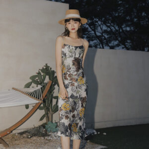 Floral dress - Hepburn style