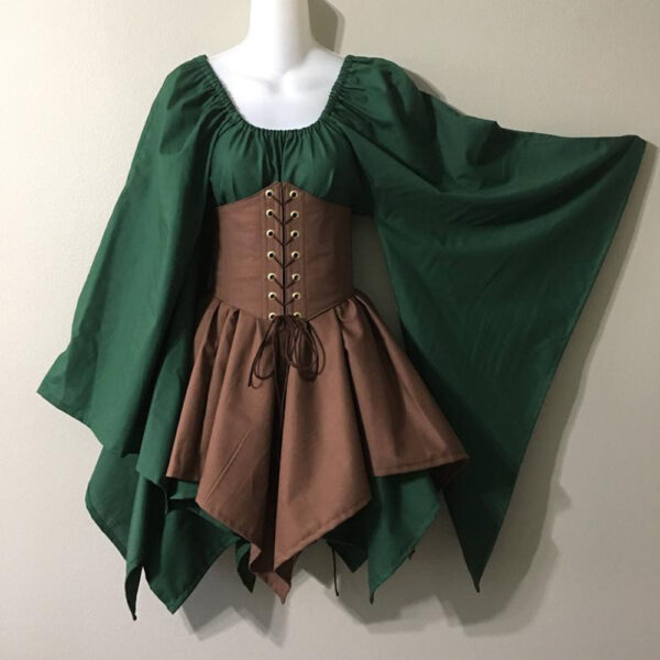Long Sleeve Women's Renaissance Dress Costume