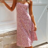 Floral floral split dress