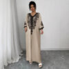 V-neck Positioning Flower Loose Printed Dress