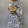 Autumn Casual Print Vacation Loose Dress