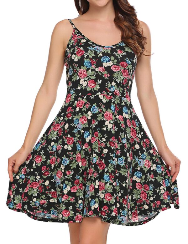 Sunflower Floral Print - Princess Dress