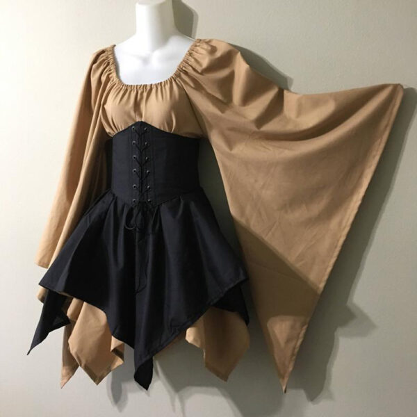 Long Sleeve Women's Renaissance Dress Costume